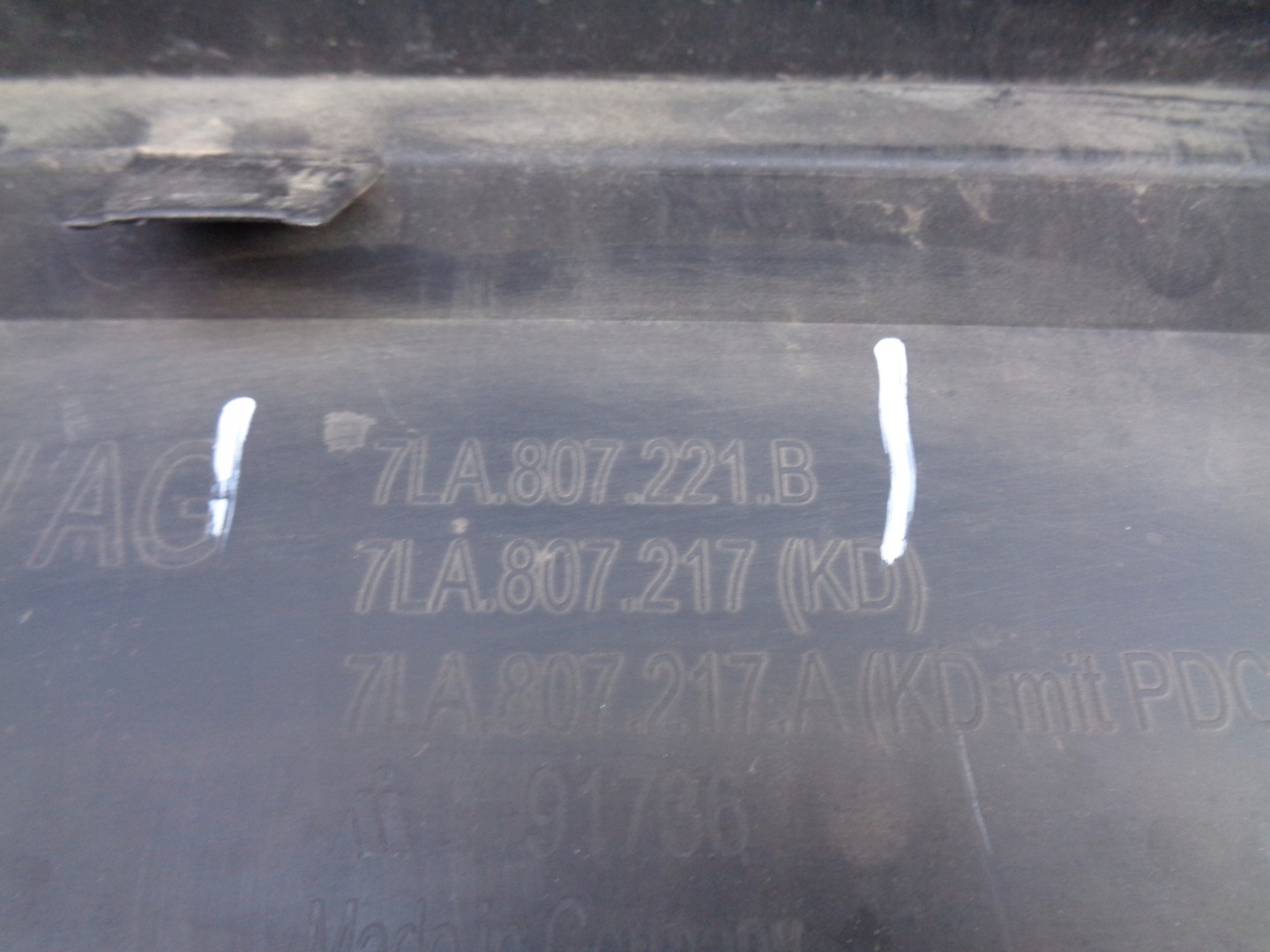 FRONTSTOSSSTANGE VW T6 T6.1 7LA 19- LIFT NR 37093