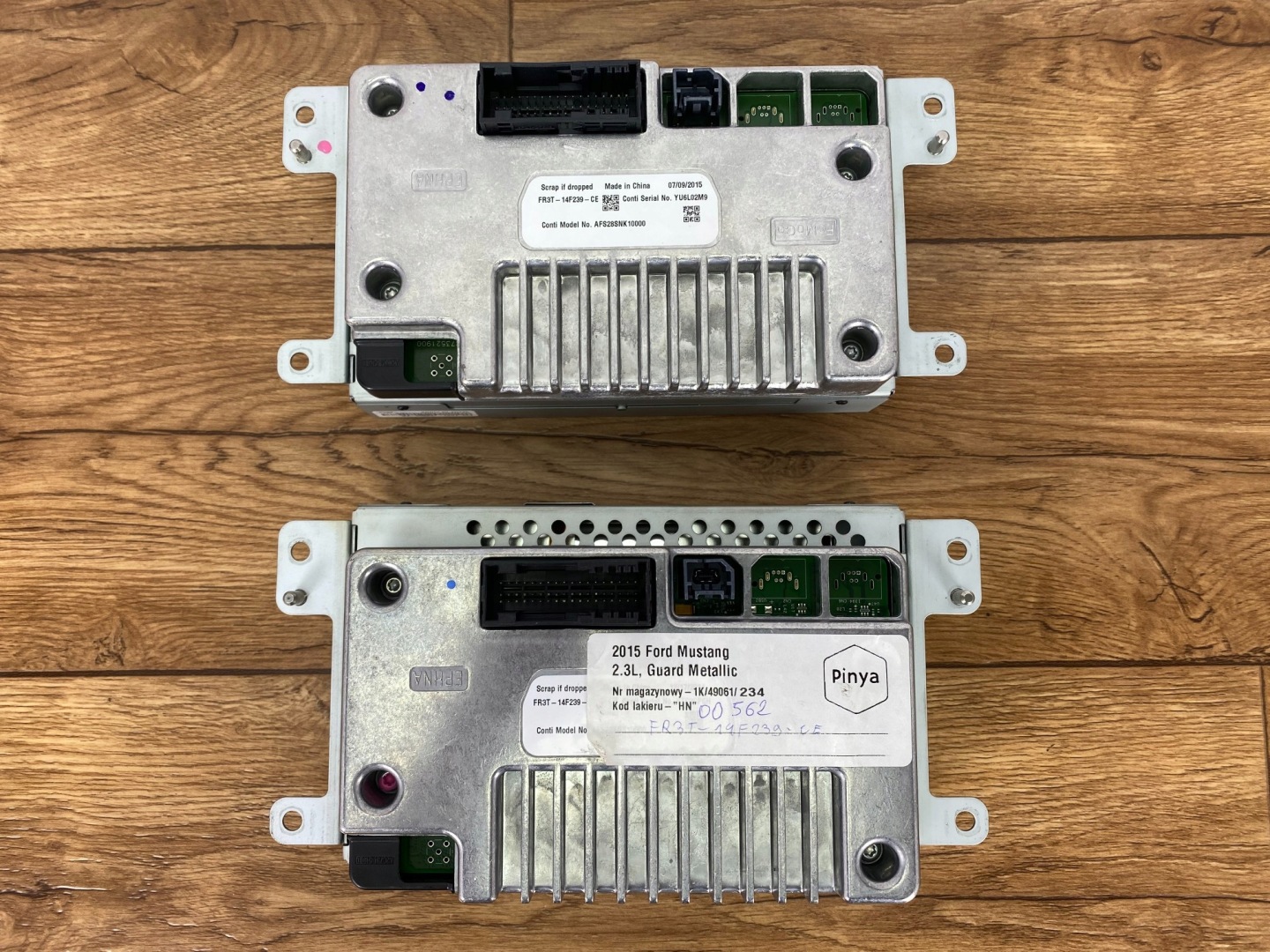 display module ekran consoles Ford Mustang 2015+