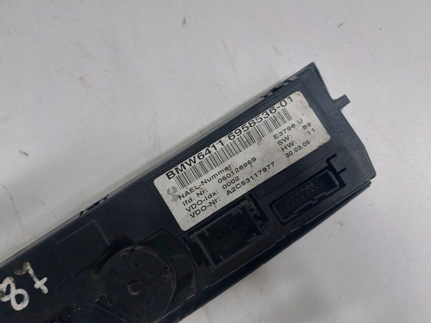 BMW E81 E84 E87 E90 E91 PANEL air conditioning devices of the air conditioning 6958536