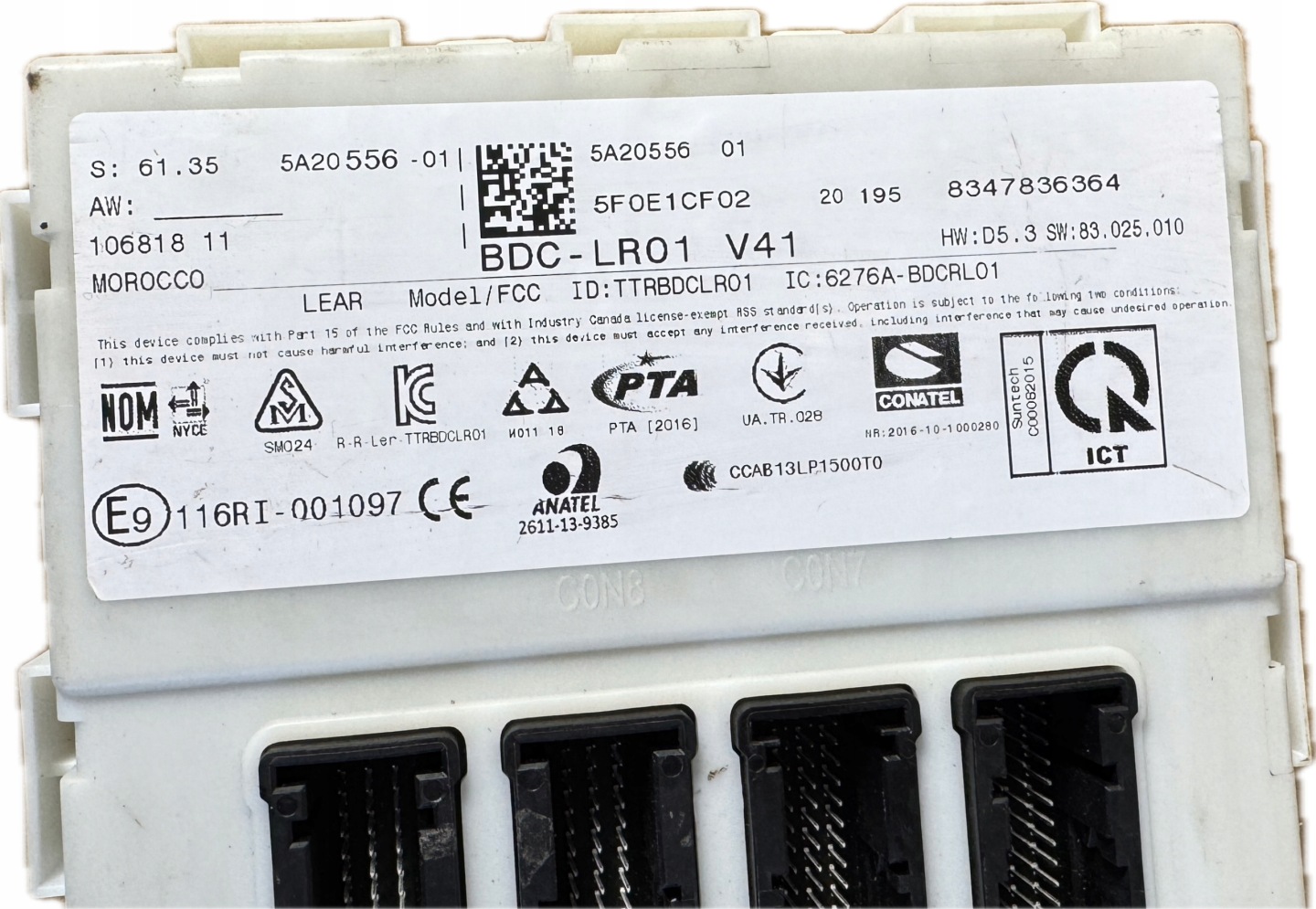 M84 BMW X2 F39 module control unit KOMFORTU BDC FEM 5A20556