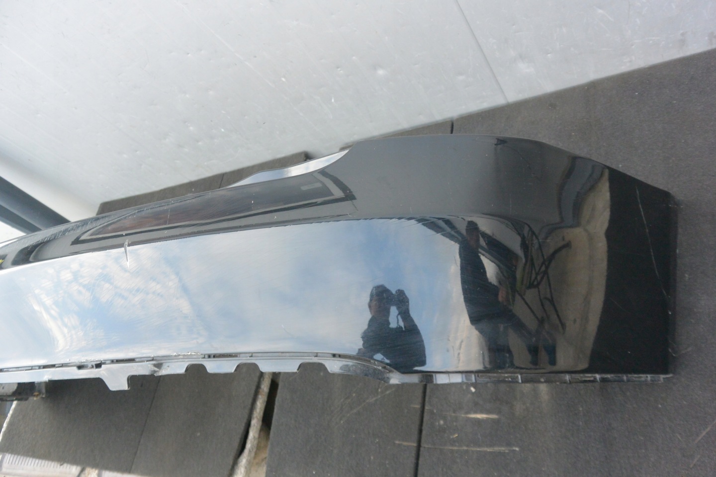 TESLA MODEL S bumper rear part without PDC before lift