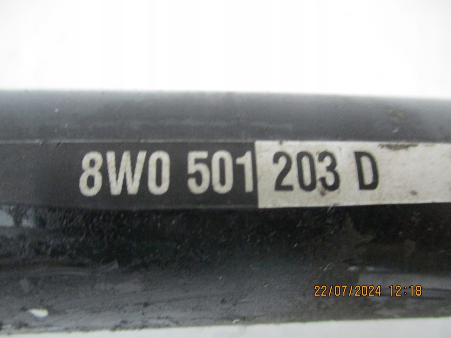 semi-axis rear part rear Audi A4 8W0 8W0501203D right