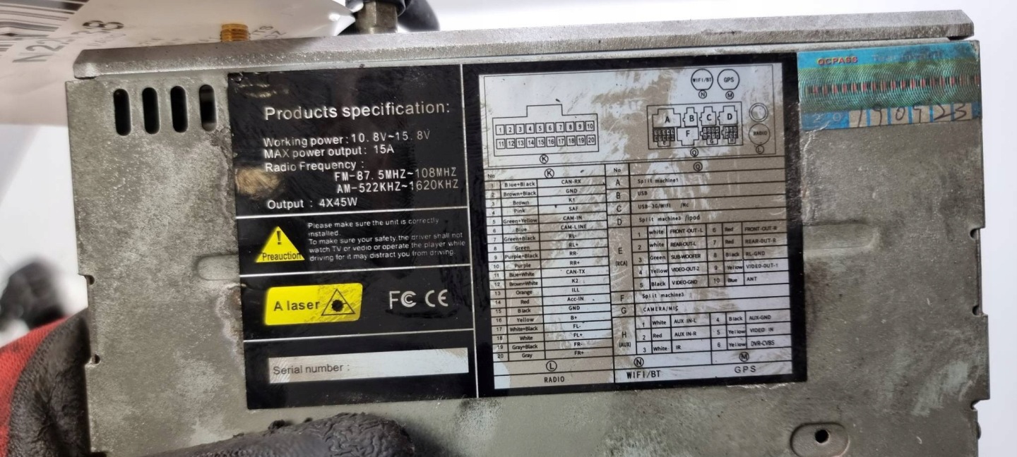 RADIO Radio BMW SERIA 1 E87
