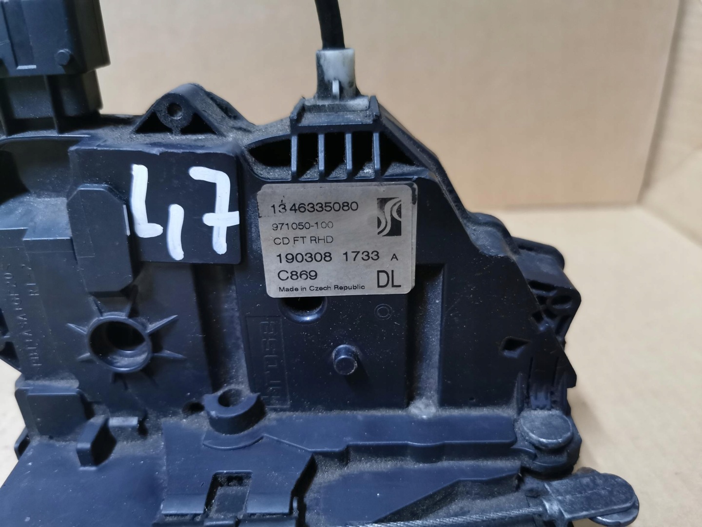 lock door right front FIAT DUCATO III 1346335080