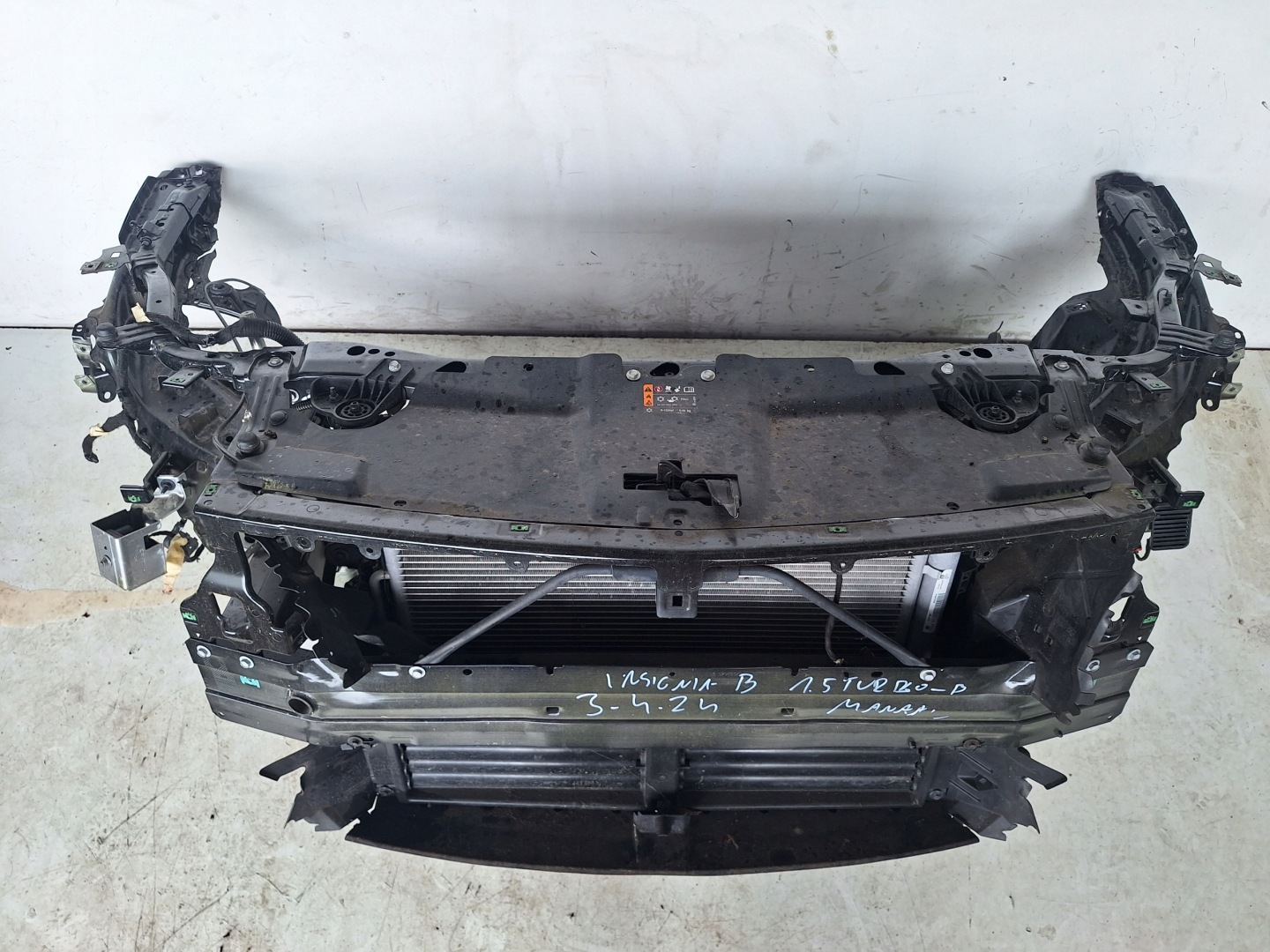 OPEL INSIGNIA B 17-> support panel for radiators 1.5 TURBO