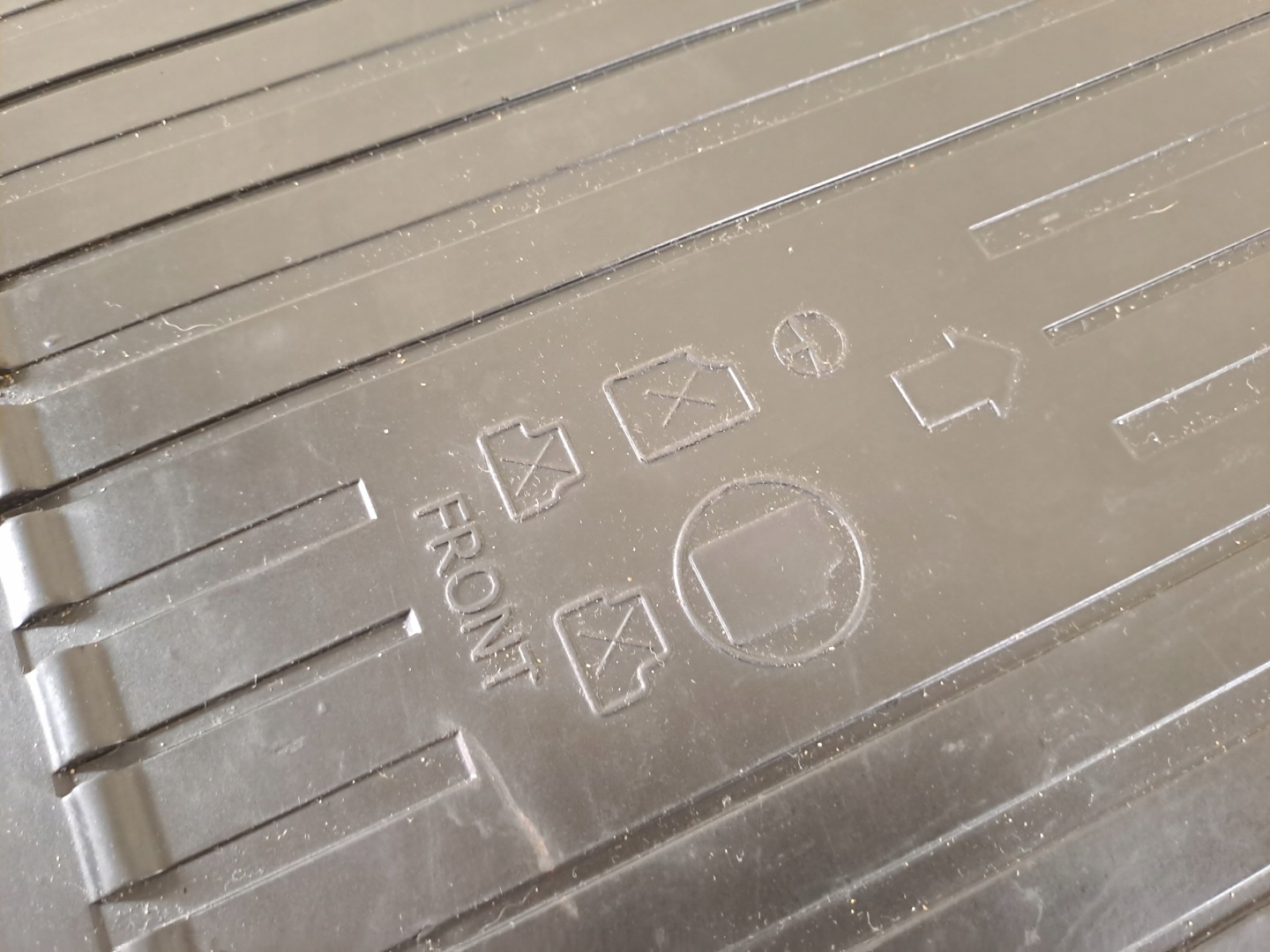 mat rubber front right front mats TOYOTA PROACE CITY 22r