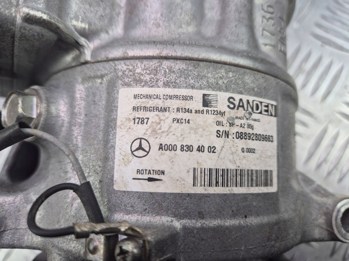 Mercedes C200 CGI W205 Klimakompressor klimaanlage A0008304002