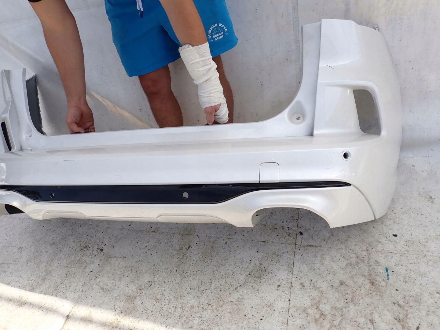 FORD KUGA III 3 MK3 ST-LINE 19- bumper rear part PDC