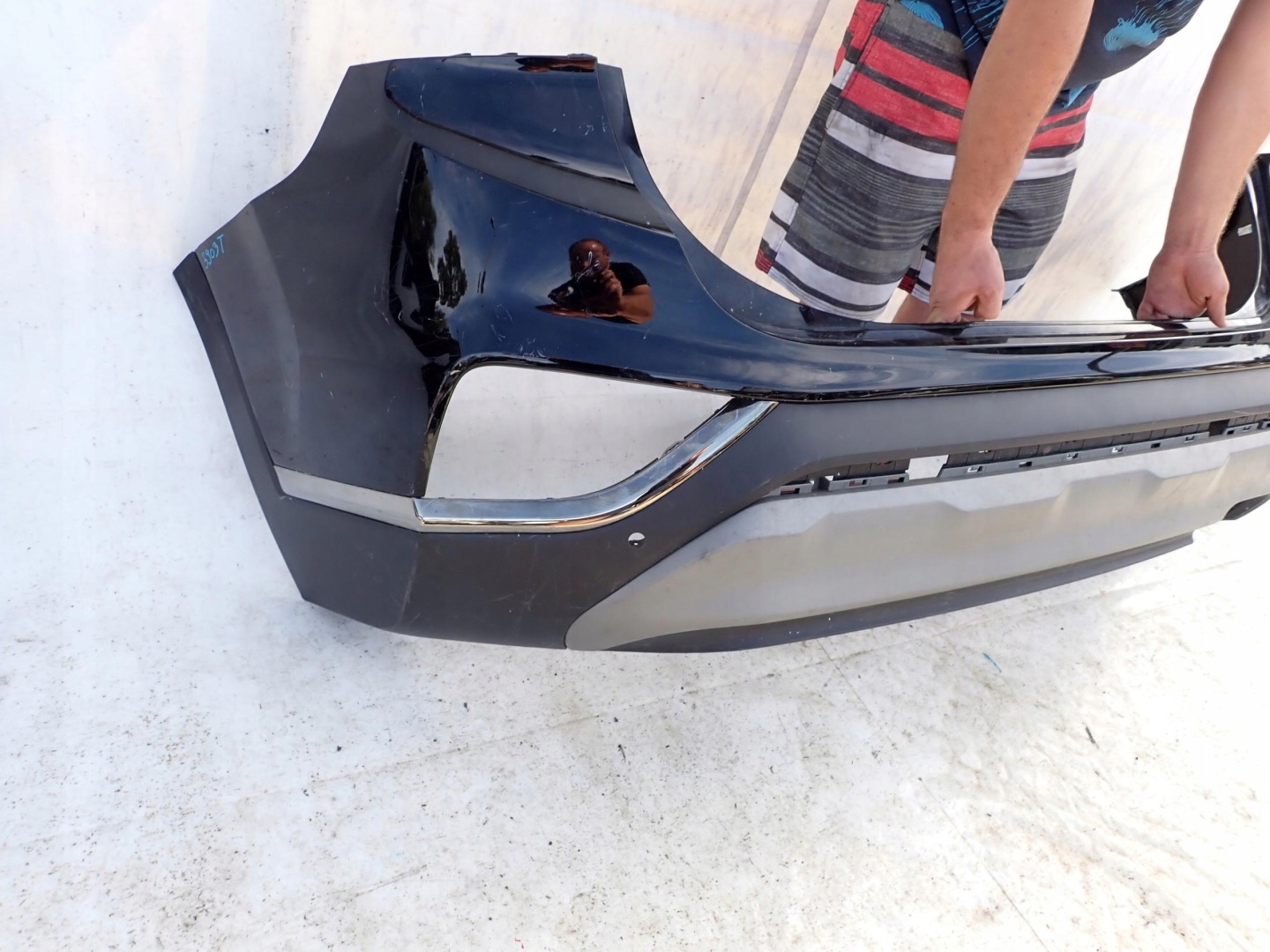 HYUNDAI SANTA FE IV 18- bumper rear part rear PDC