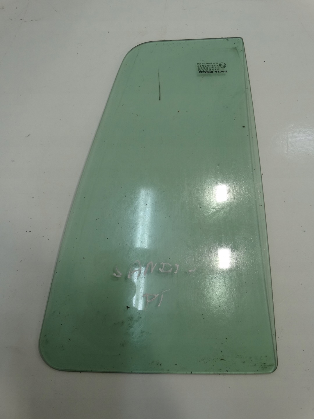 window bodywork left rear part DACIA SANDERO II 2017R. 43R-00097