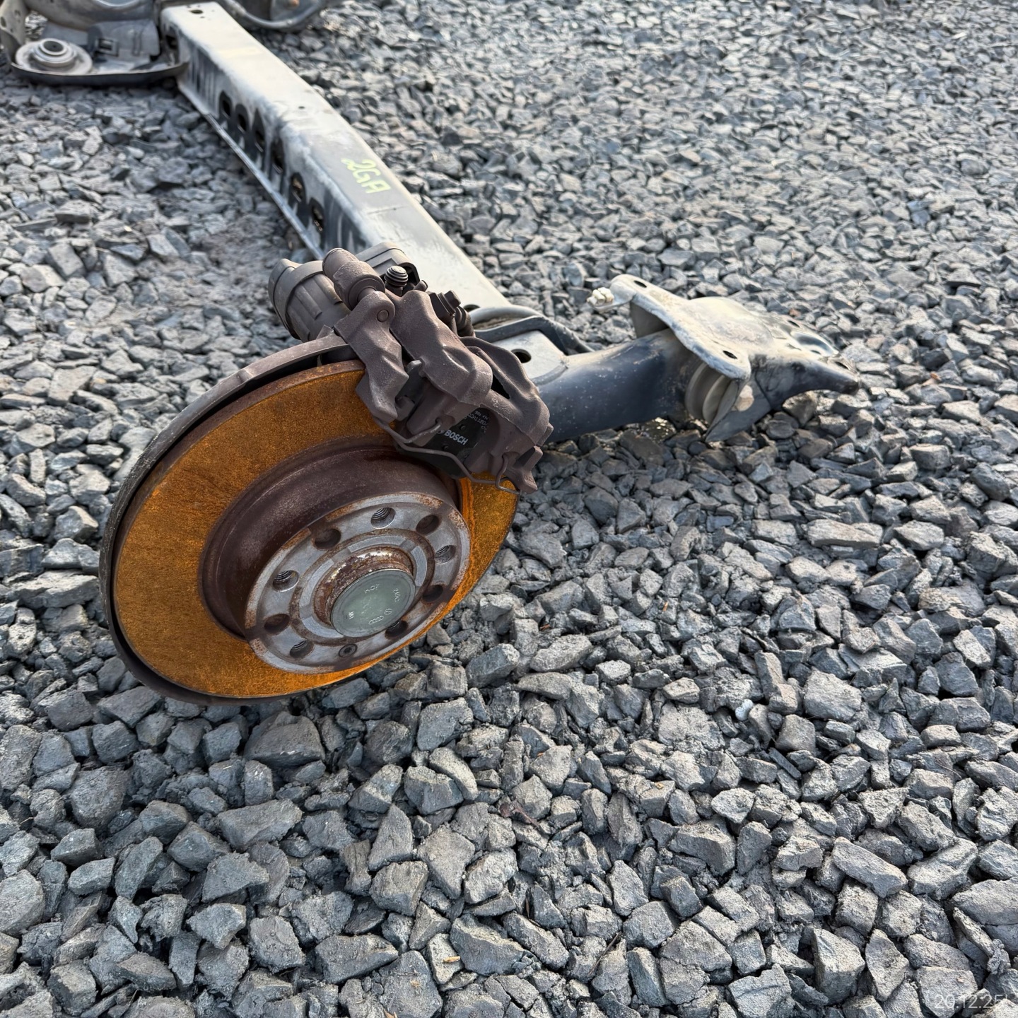 suspension beam axis rear complete VW VOLKSWAGEN T-ROC 2GA discs
