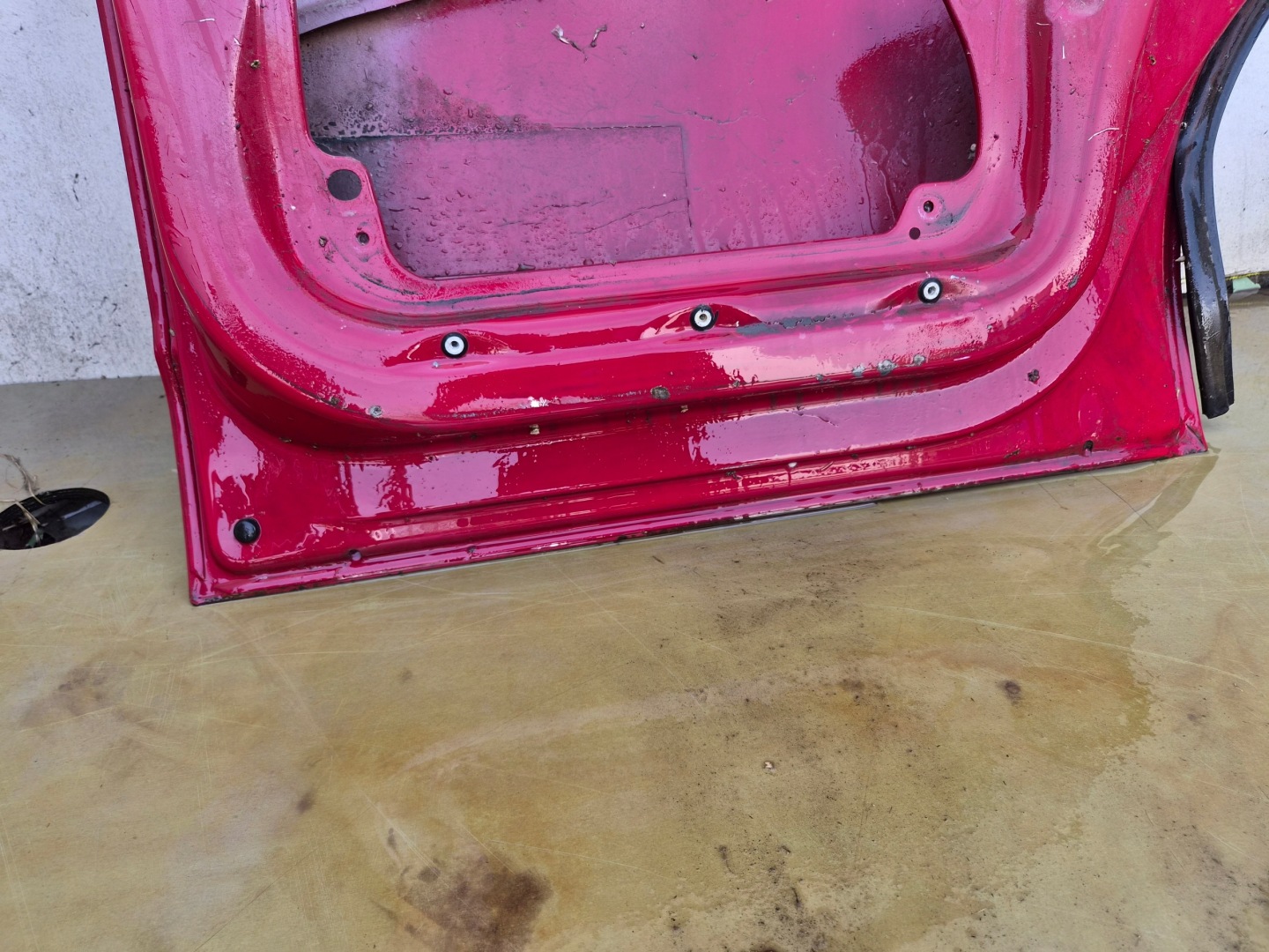 door front left VW T5 T5 LIFT front kierowca/ driver´s red