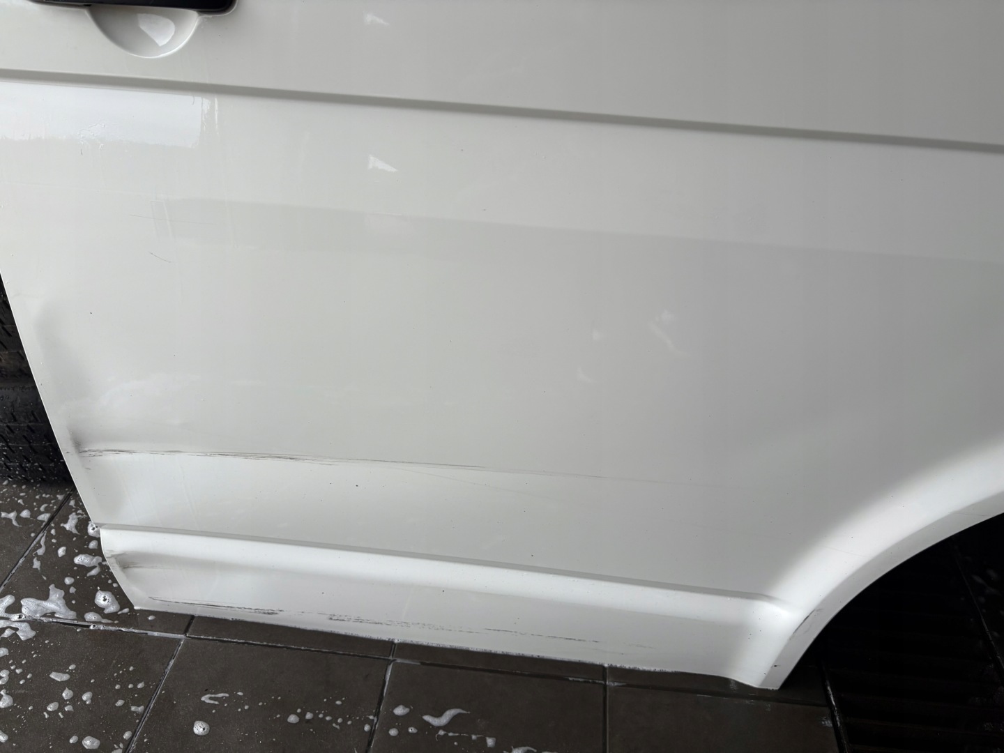VW T6 T6.1 door right front BIALE LB9A complete