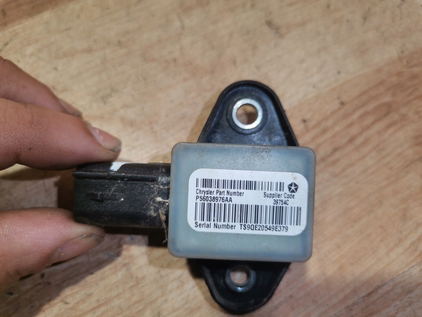 impact sensor JEEP CHEROKEE KL P56038976AA