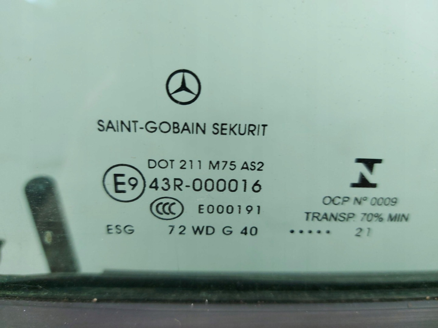 Mercedes EQV w447 V-klasa door right front front silver 9744