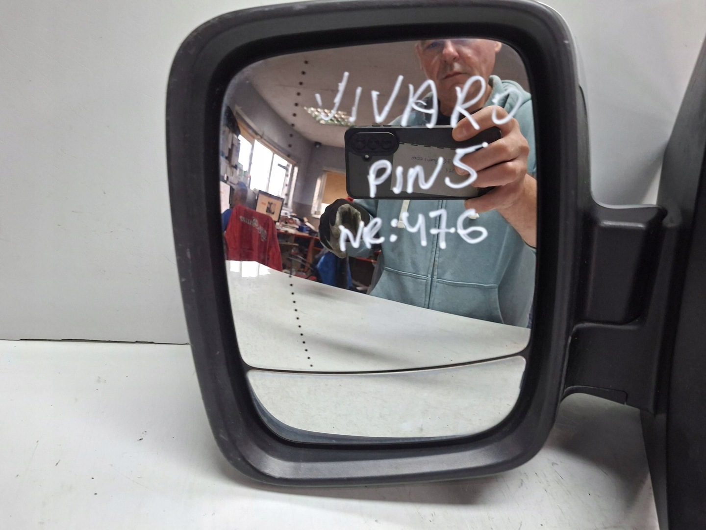mirror exterior left 93459226 RENAULT TRAFIC III VIVARO B 5 PIN 2014