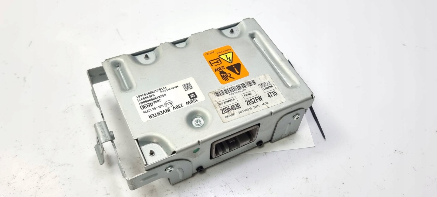 control unit PRADU 13595718 OPEL INSIGNIA A LIFT
