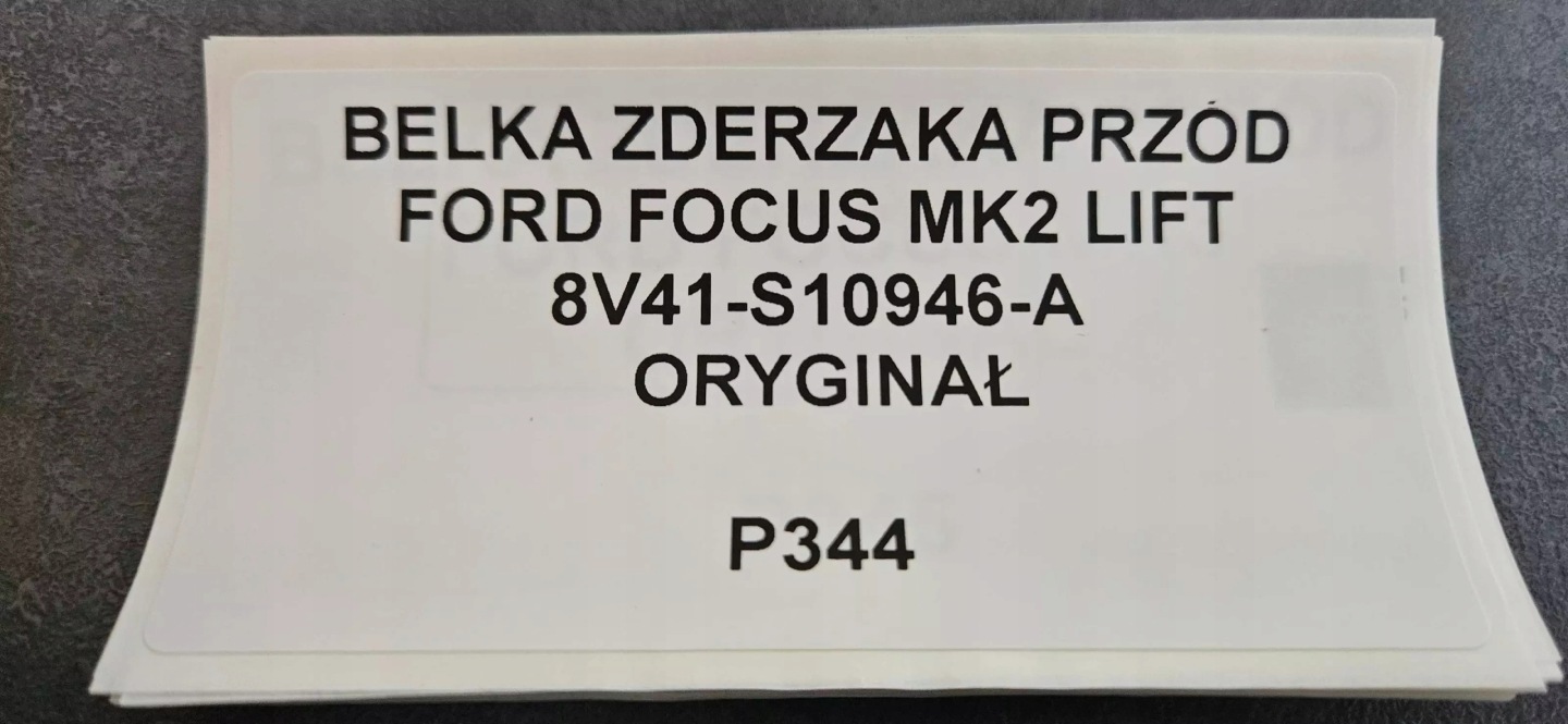 bumper support front FORD FOCUS MK2 LIFT original
