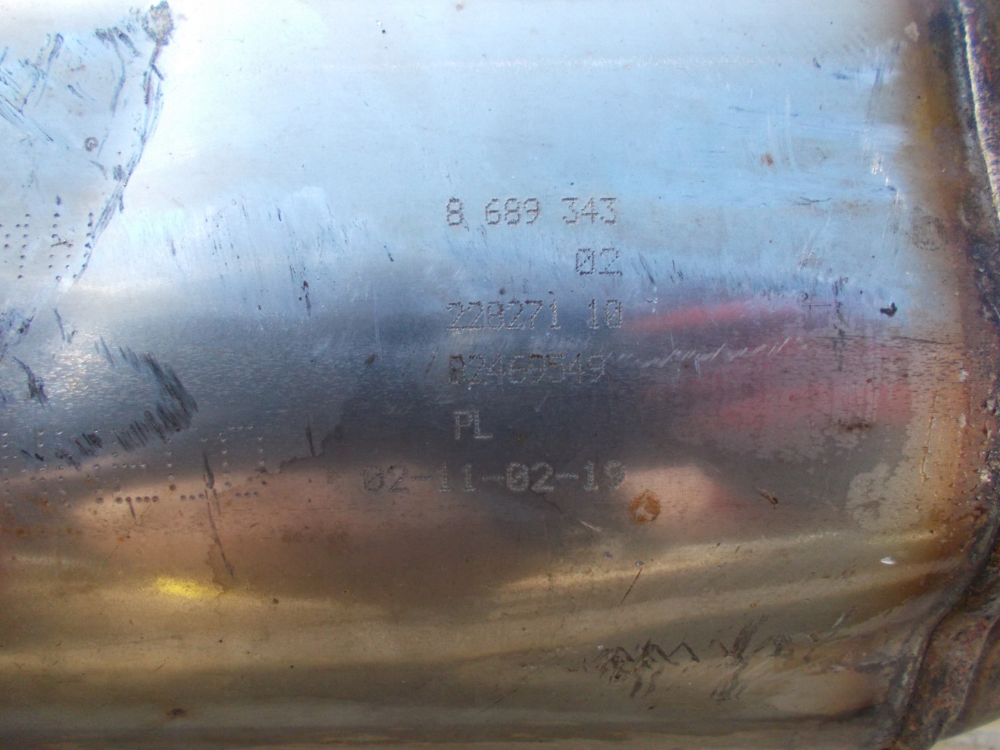 BMW F39 catalyst DPF 8689343