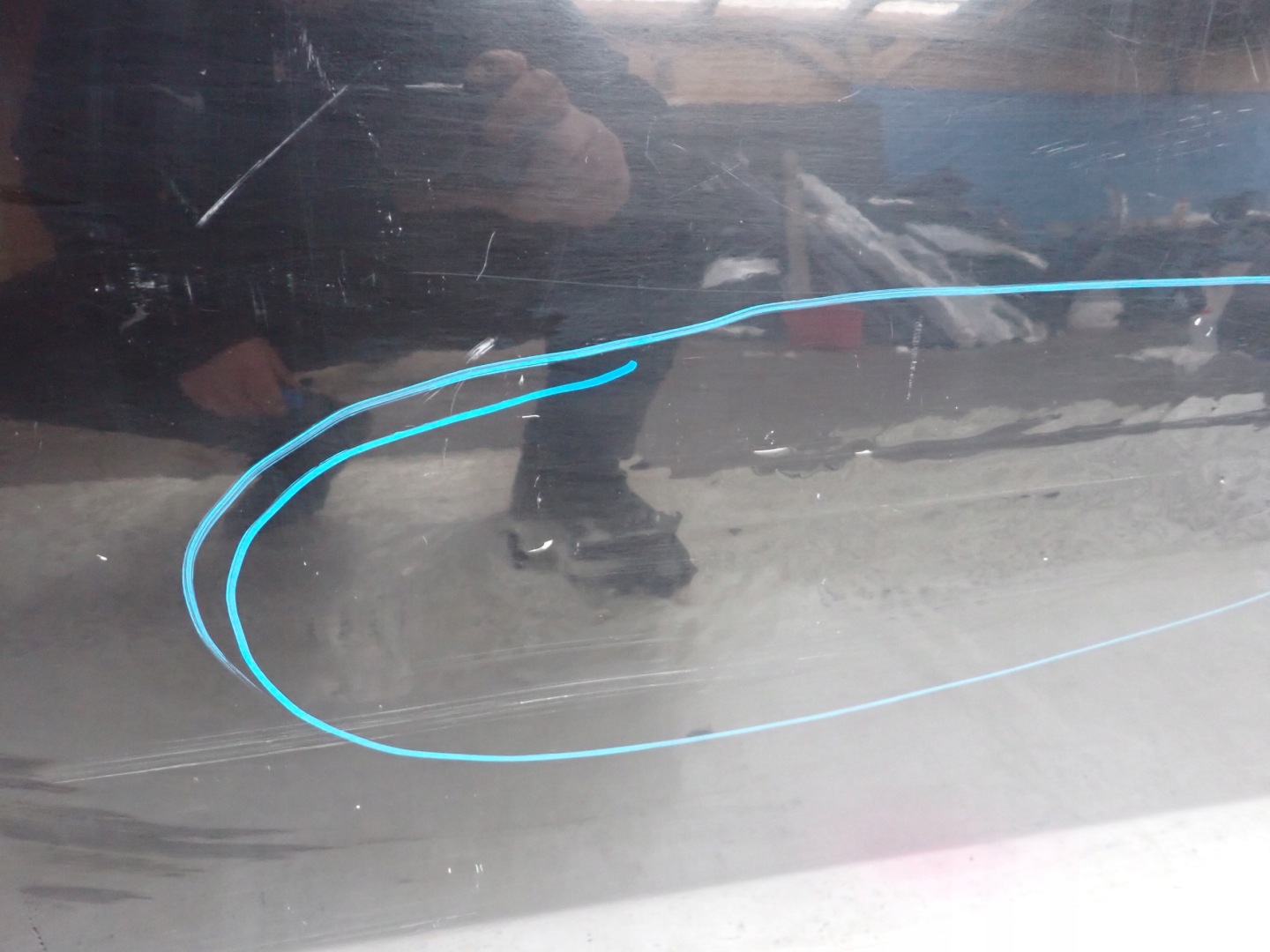 FIAT 500 07- door right front front window