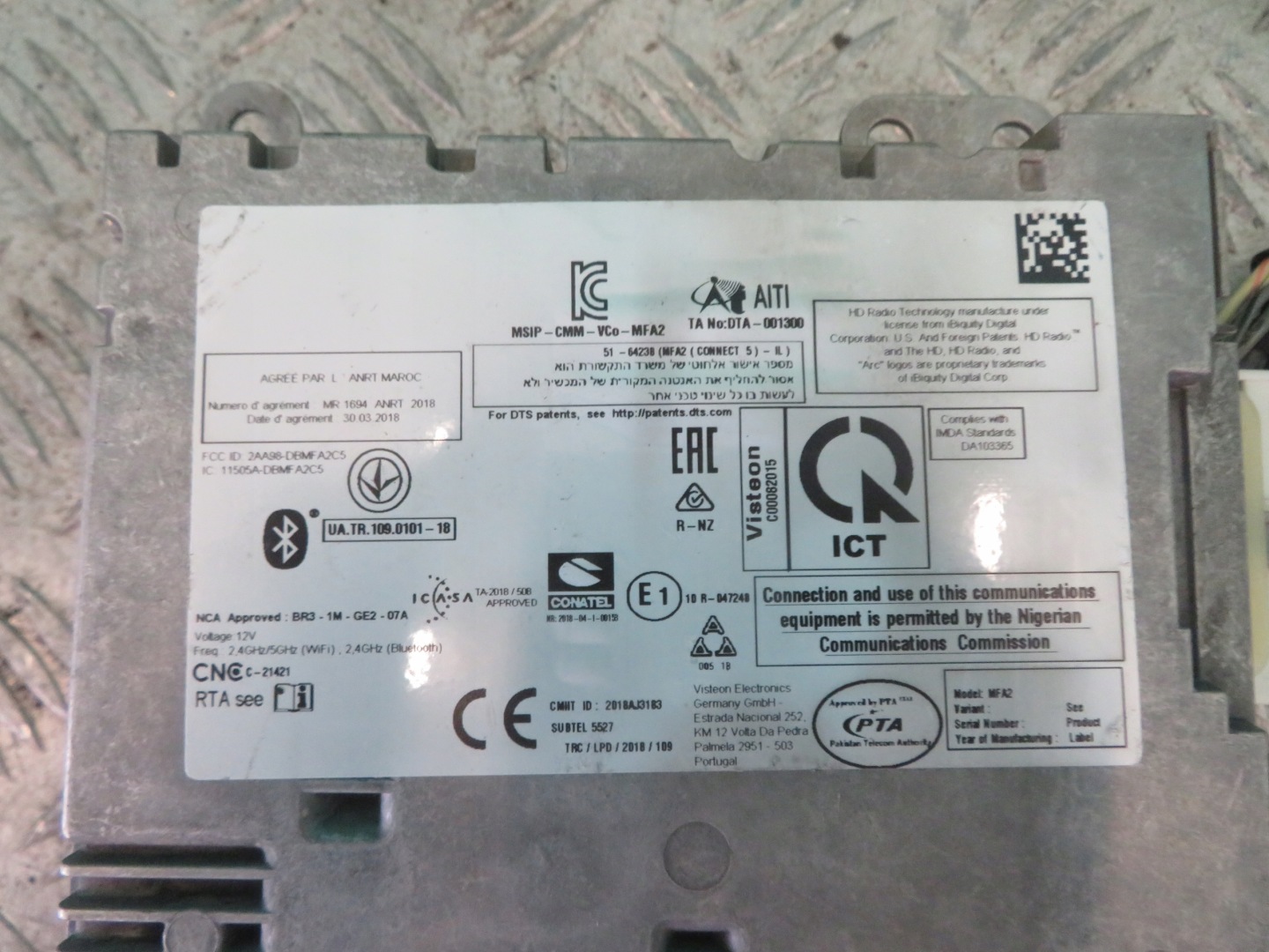 module amplifier AUDIO MERCEDES SPRINTER 19R A9079008703