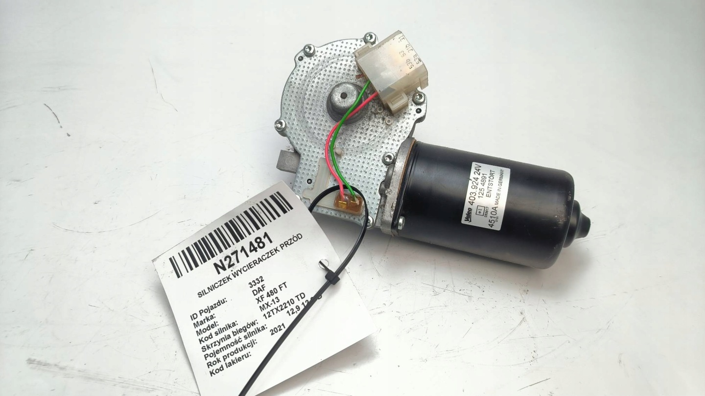 mini motor of wipers front 403924 DAF XF 480 FT