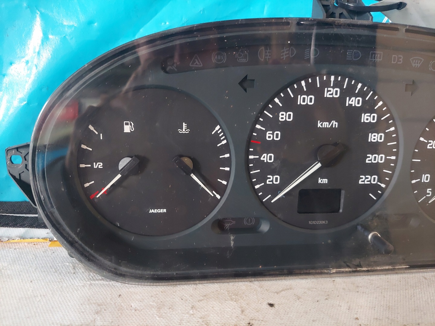 dials clock MEGANE and 1.6 B 7700847782