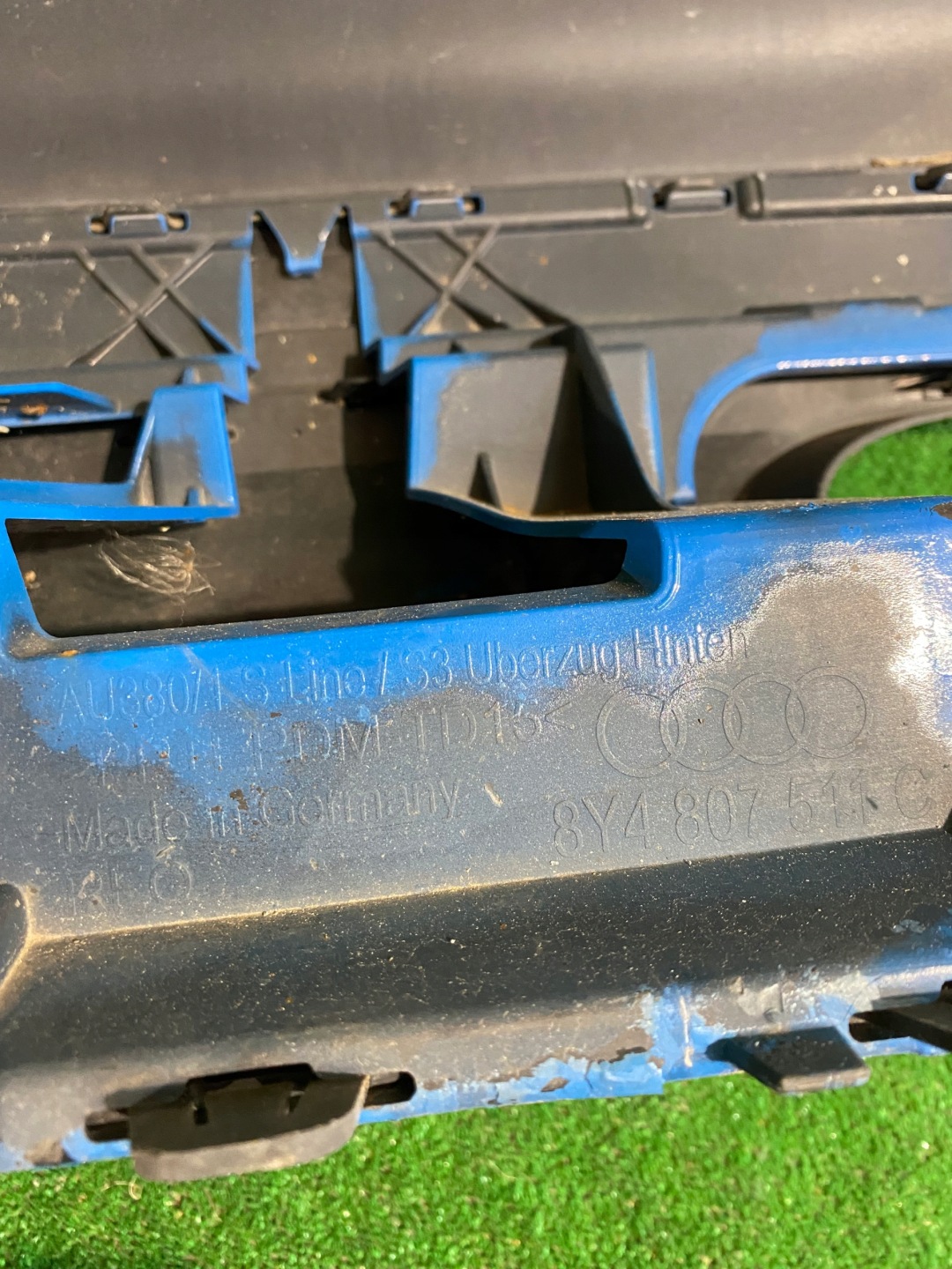 bumper rear rear part AUDI A3 S3 S-LINE SPORTBACK 8Y4