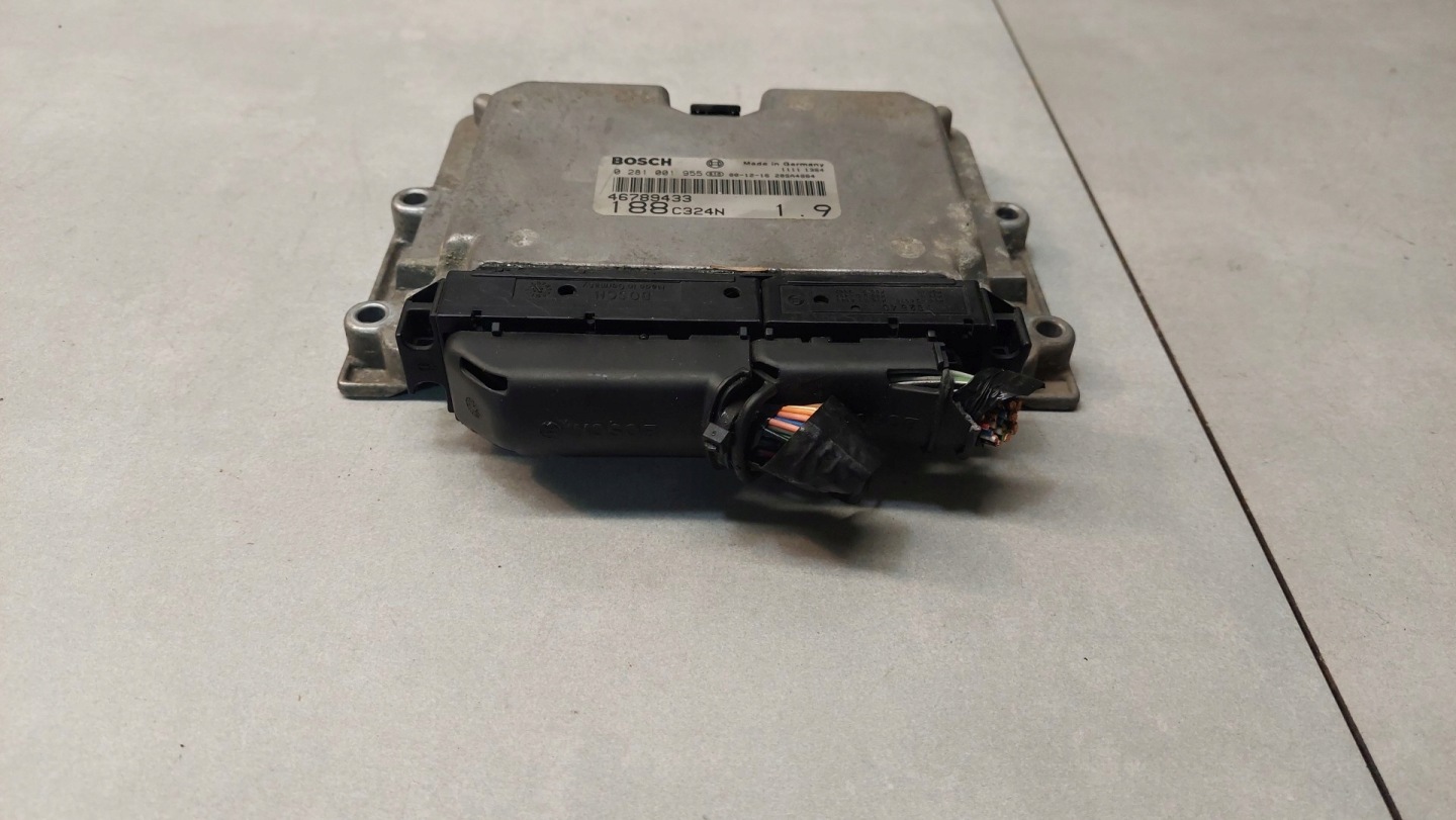 control unit of the engine PUNTO II 1.9 JTD 0281001955