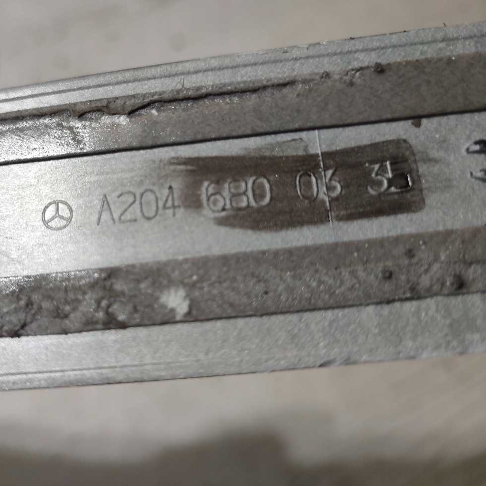 Mercedes-Benz GLK (X204) 2013 rear part side left moulding threshold rear