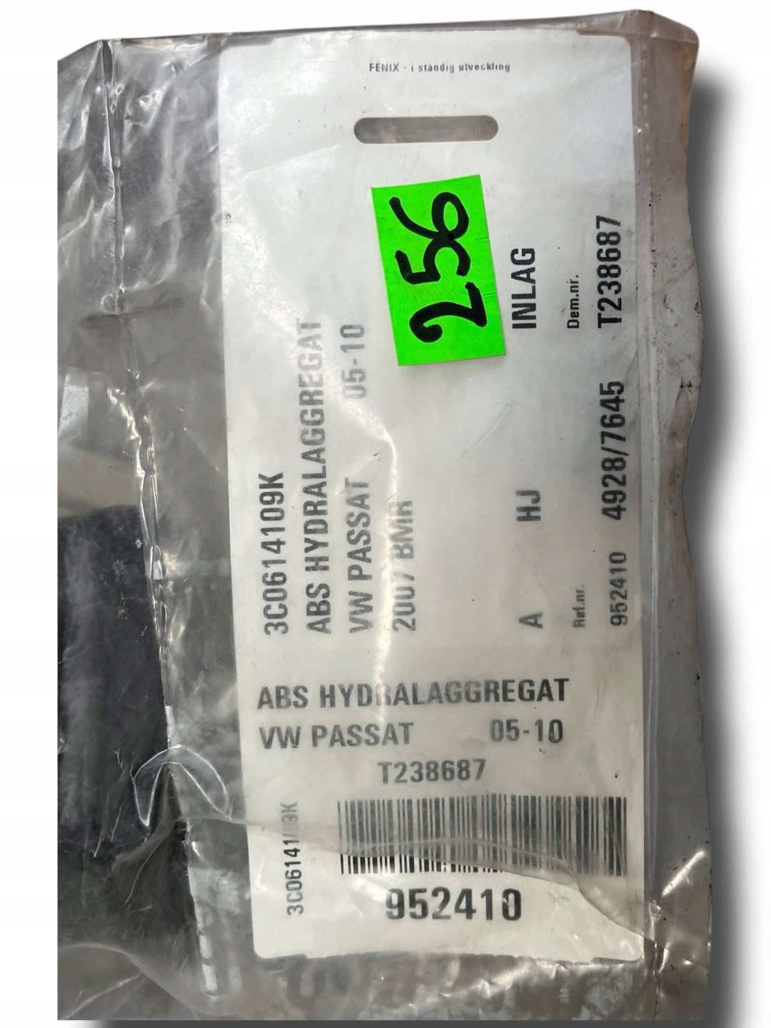 pump control unit ABS VW PASSAT B6 3C0614109D 2.0TDI !J