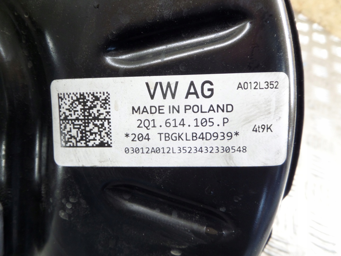 VW SKODA SEAT Servo bremsen 2Q1614105P