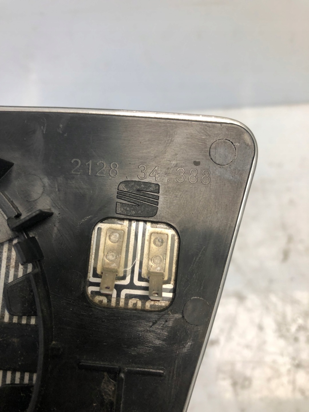 glass mirrors left SEAT LEON III heated original