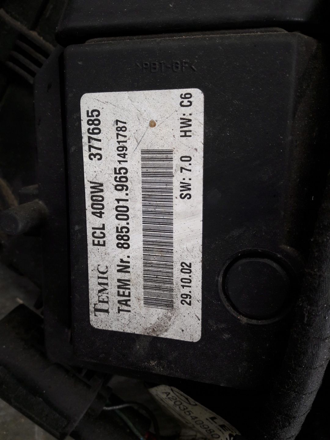 traversa di ferro Mercedes W203 LIFT