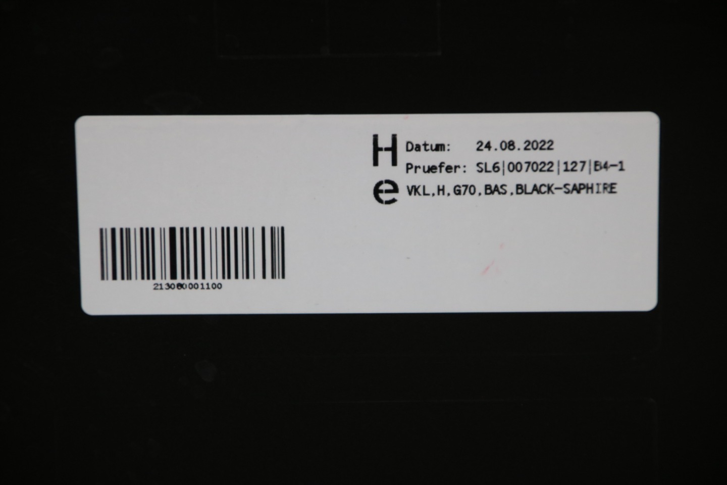 BMW 7 G70 bumper rear part rear 6xPDC colour 475