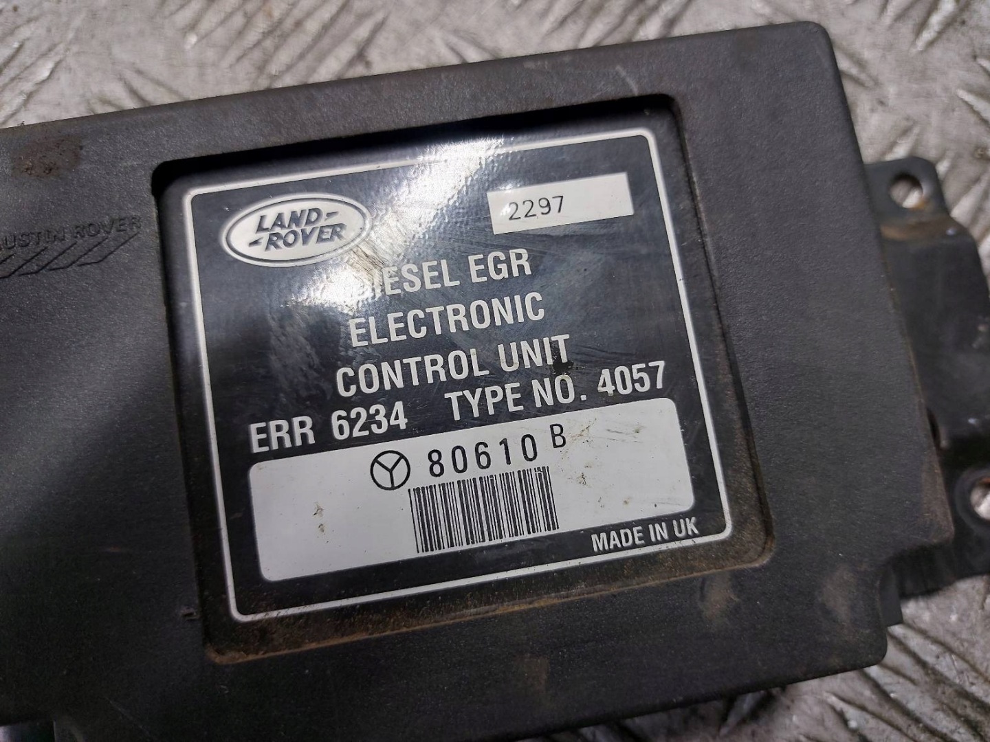 modulo Centralina EGR LAND ROVER DISCOVERY e 2.5 TD 80610B ERR6234