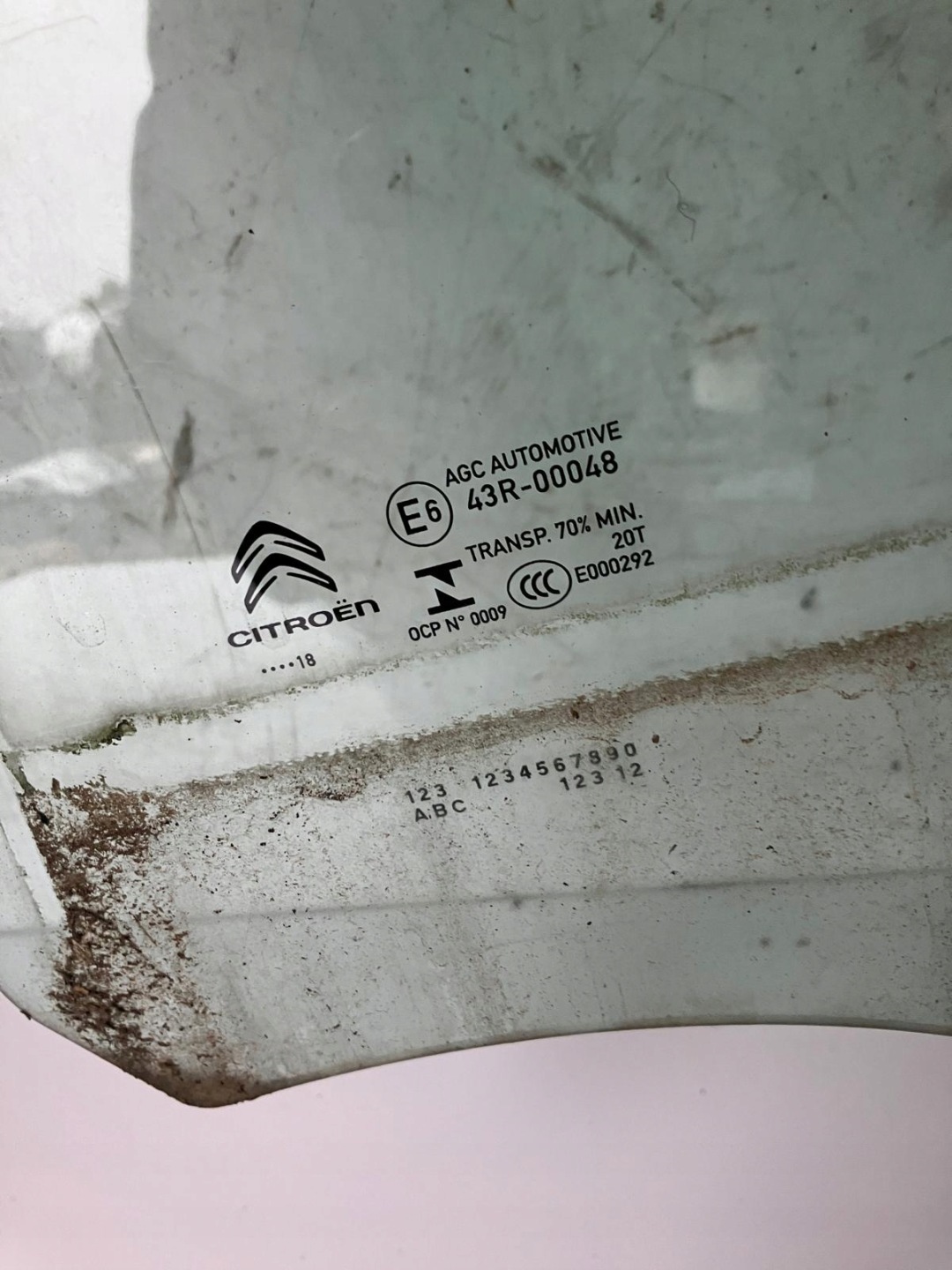 window door left rear part CITROEN C3 III 18 ROK