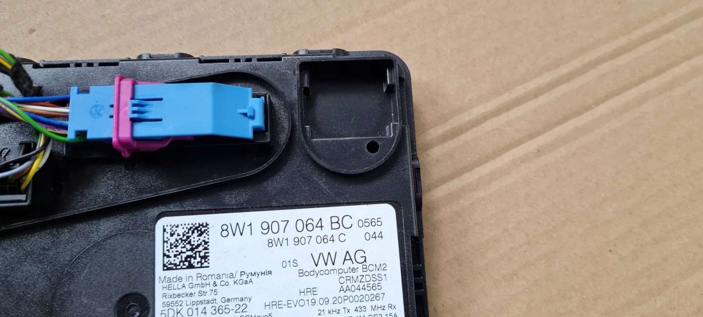 RS5 8W LIFT S5 A5 module control unit KOMFORTU 8W1907064BC S4 B9 8W A4