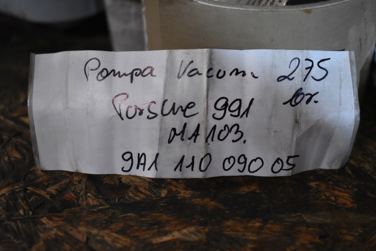 IDEALNA pump vacual VACUM MA103 PORSCHE 991 1