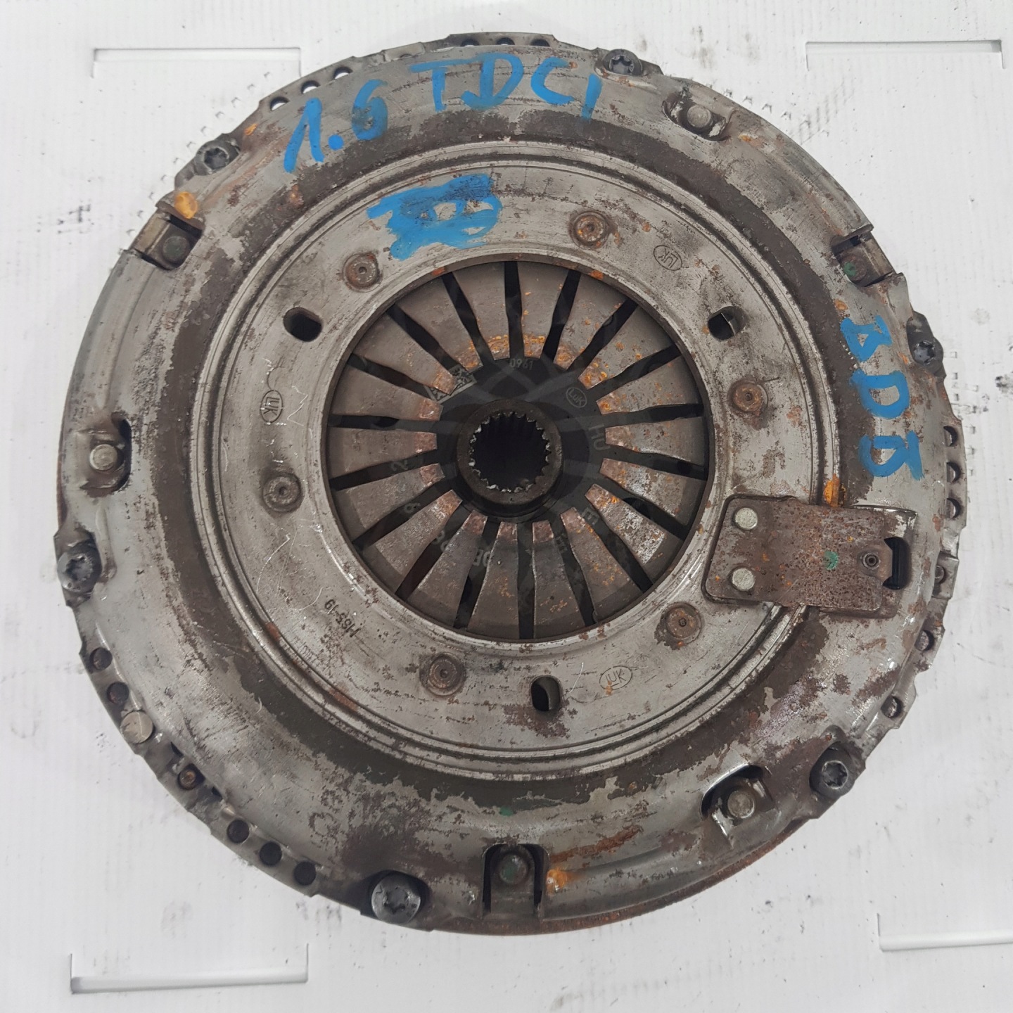 clutch wheel flywheel FORD FIESTA 1.6 TDCI 8V