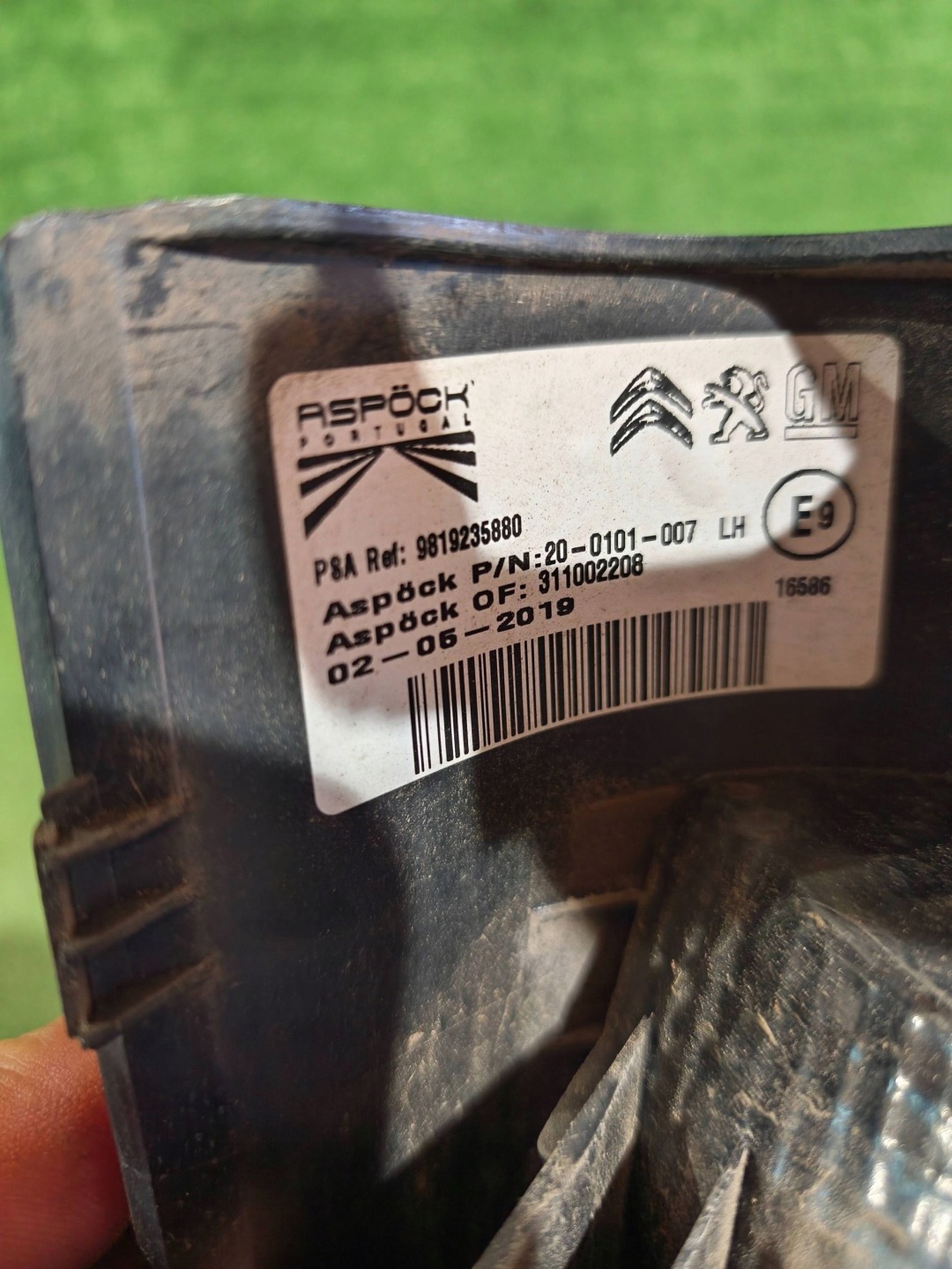 light rear rear part CITROEN BERLINGO IV OPEL COMBO E NR.L164