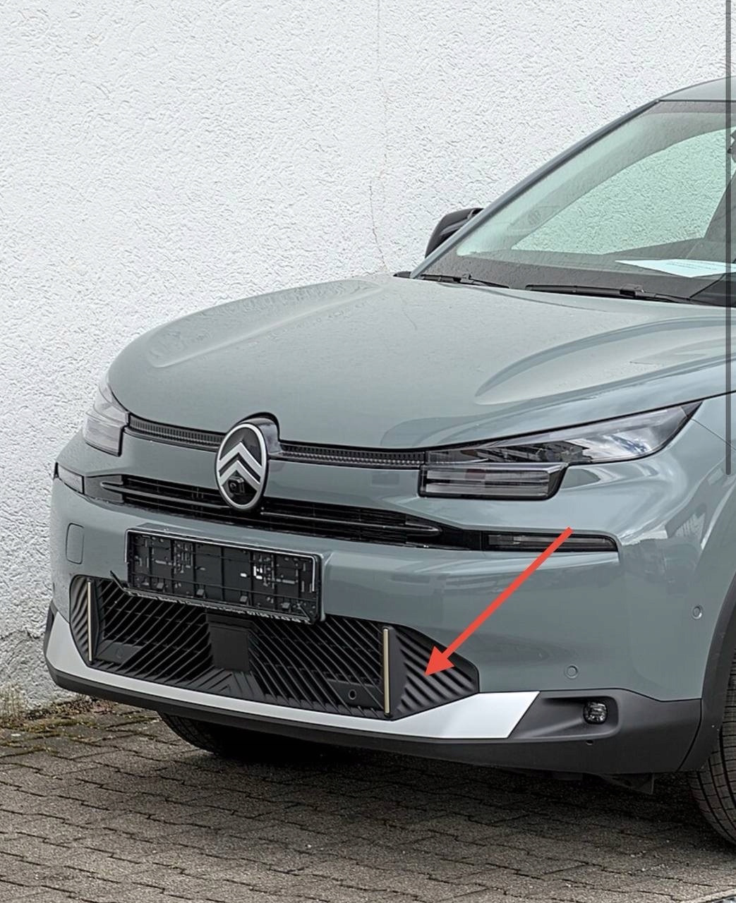 CITROEN C4 C4X III LIFT 2024-> SPOILER bumper front 9860747680