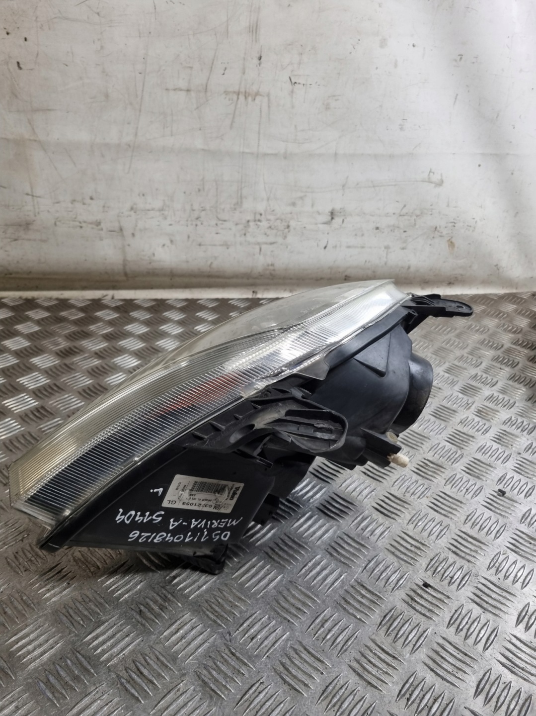 licht links OPEL MERIVA A