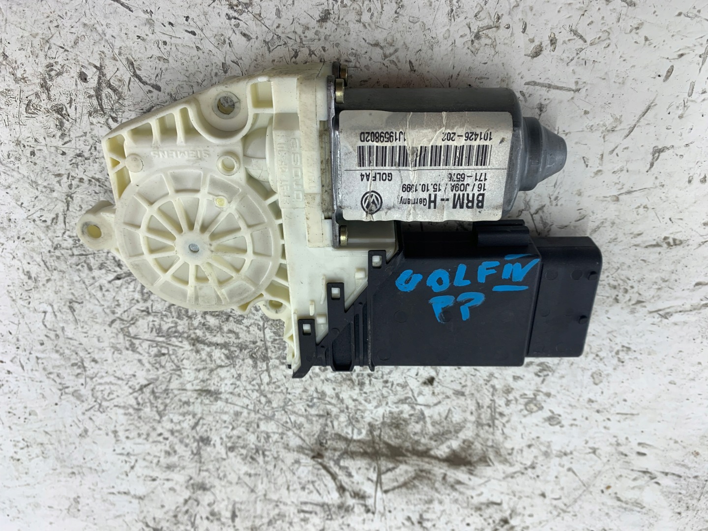 VW GOLF IV LEON and mini motor windows right front 1J1959802D