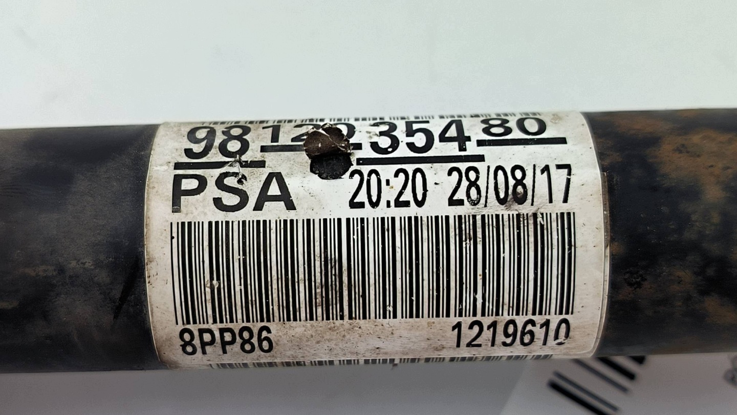 semi-axis right front 9812035480 CITROEN C-ELYSEE LIFT