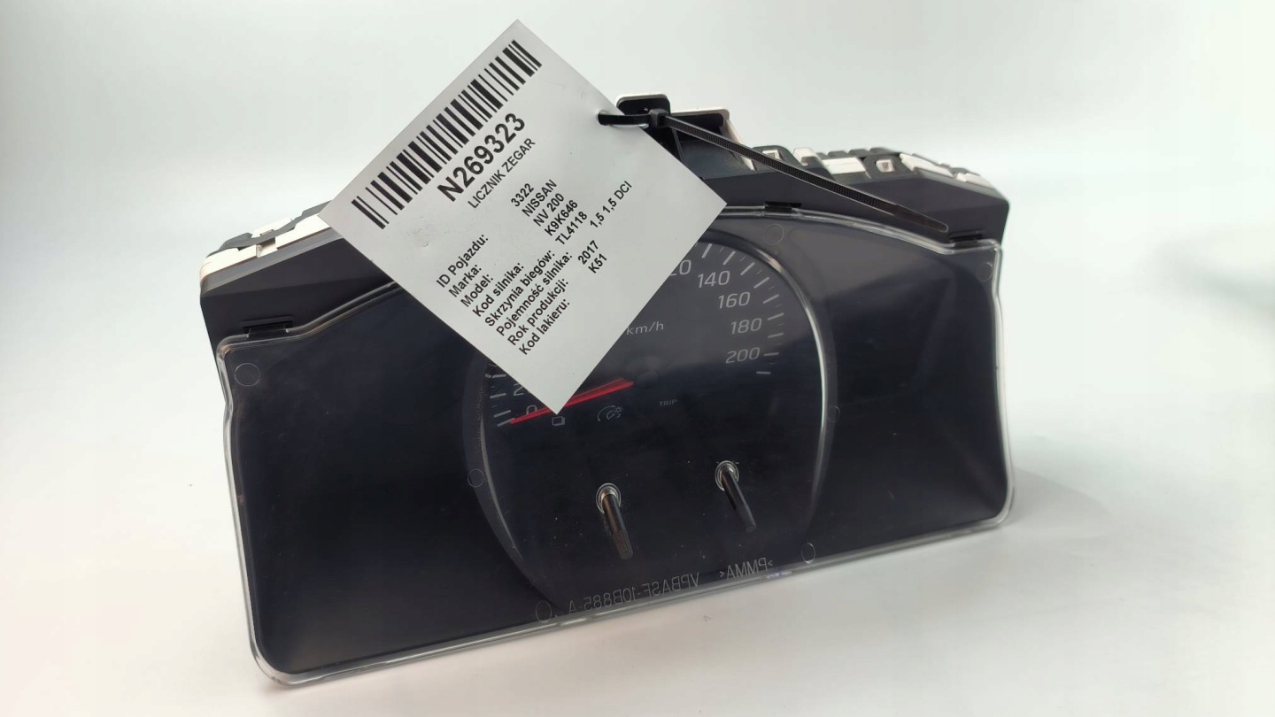dials clock NISSAN NV 200