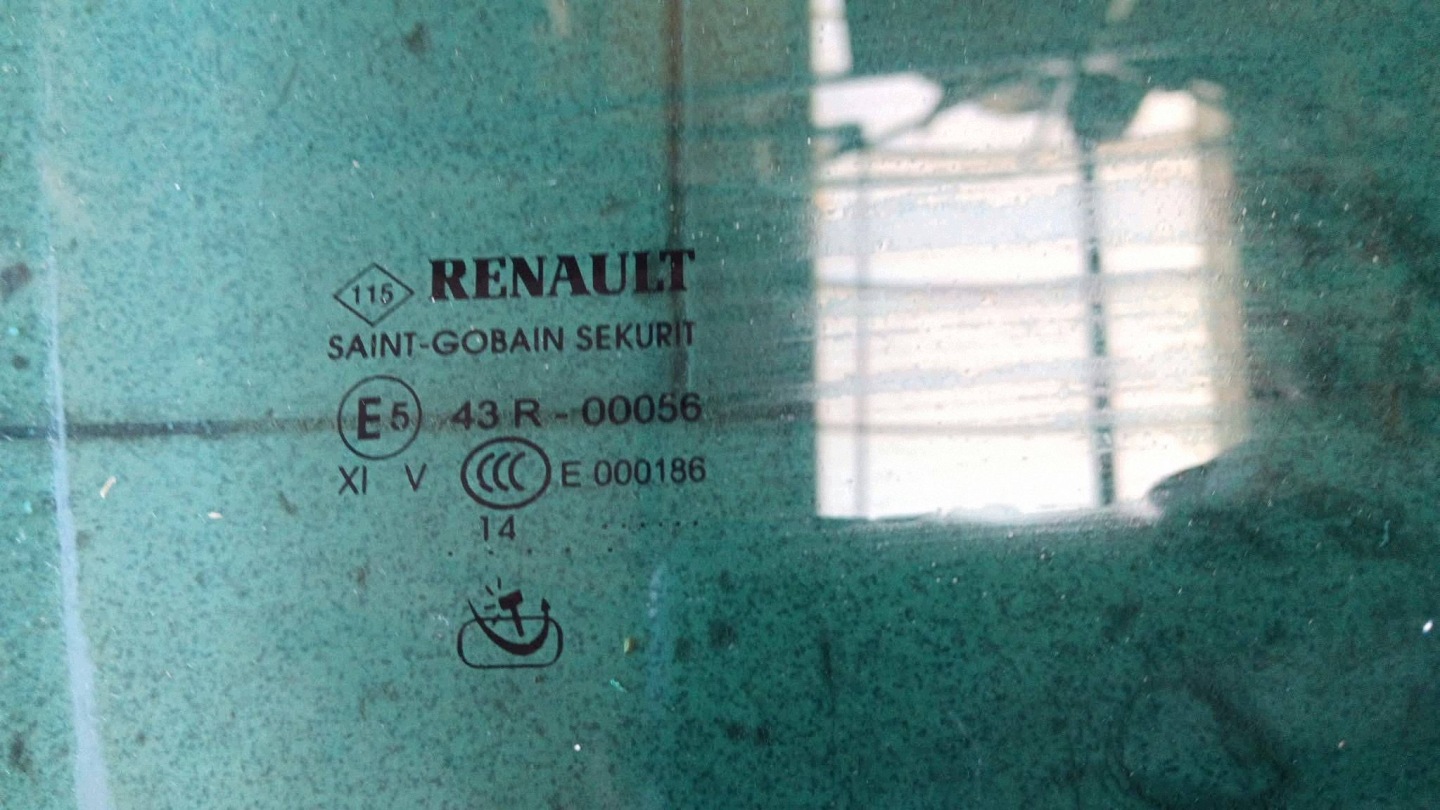 okno dveře zadních záď strana pravá Renault Espace V před facelift