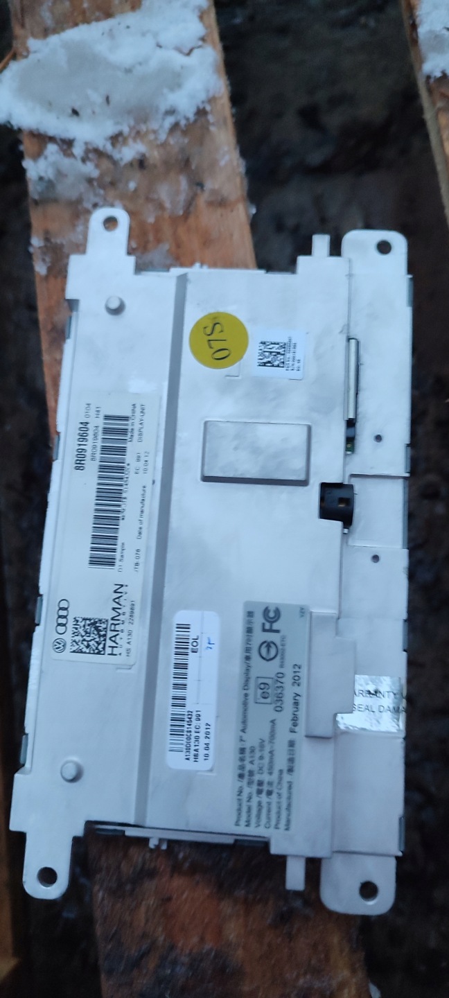 display MMI MONITOR GPS navigation devices NAVI AUDI A4 A5 Q5 8R0919604