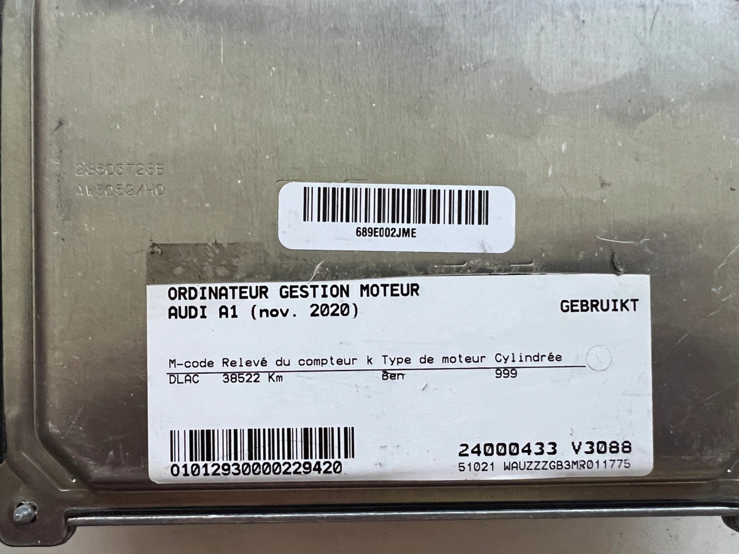 AUDI A1 1.0 TSI DLAC 05C907394D 42011906 GCM7.4 42101001 computer Originale