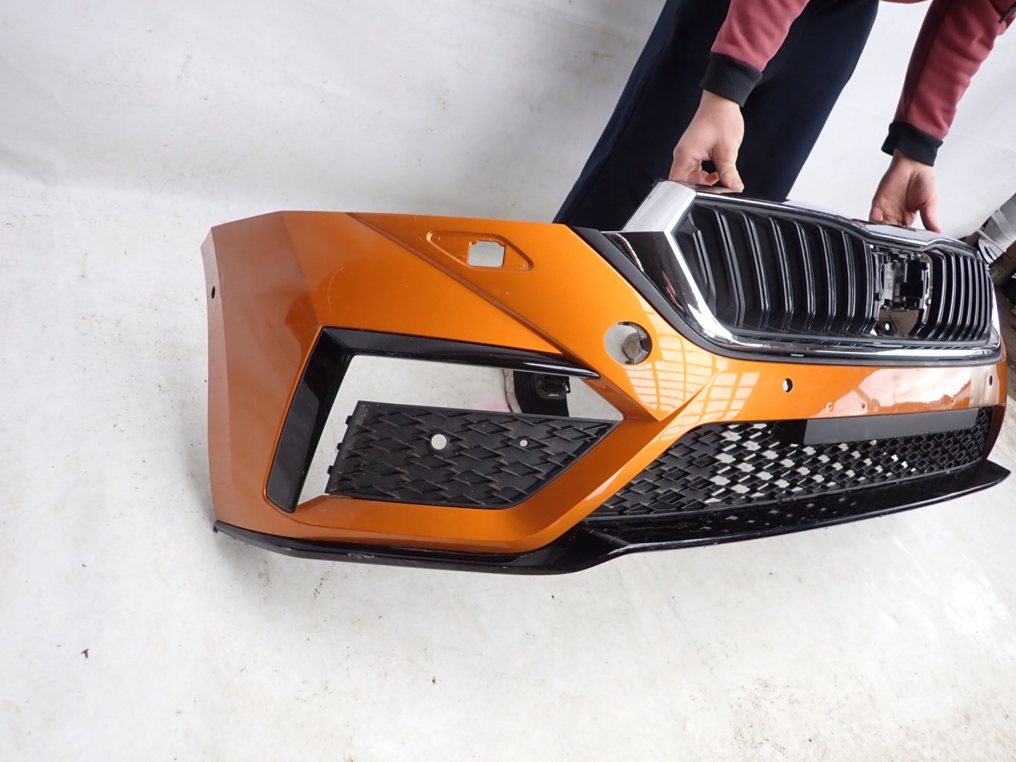SKODA OCTAVIA IV 5E3 RS 19- bumper front front SPR PDC